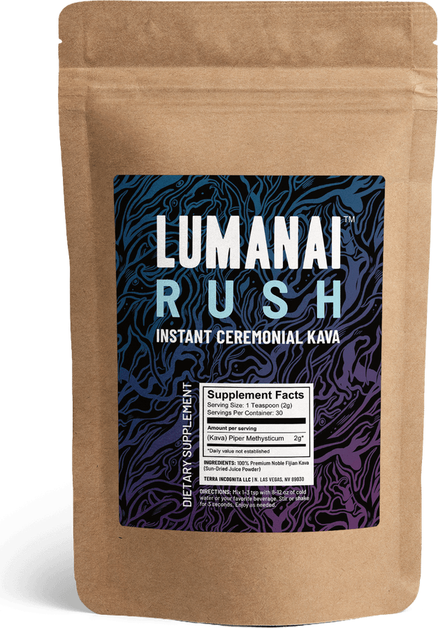 Lumanai RUSH instant ceremonial kava pouch